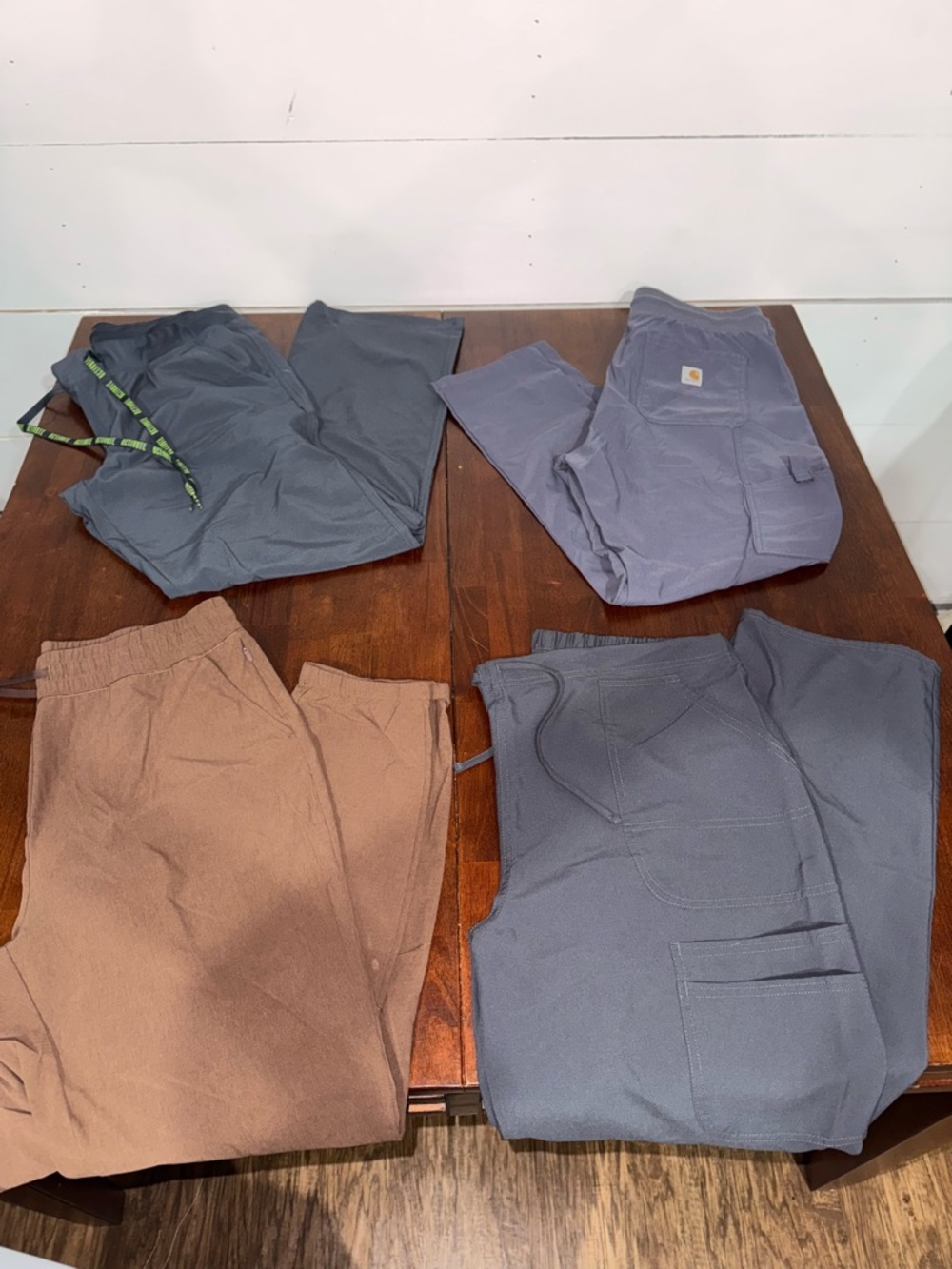 Carhartt Men’s Cargo Pants — Gray and Brown Mix
